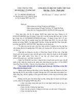 Gui Truong THPT - Coi cham thi TN THPT Nam 2012