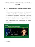 Phân tích chiến lược đại dương xanh sản phẩm x men của công ty IPC 