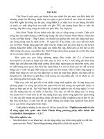 Nghiên cứu một số yếu tố công nghệ bảo quản nho Ninh Thuận bằng phương pháp điều chỉnh khí (Controlled AtmosphereCA) (tt)