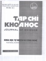 DSpace at VNU: Nghiên cứu tổng hợp khả năng ức chế ăn mòn kim loại Benzpylhidrazo