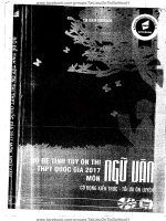 (LOVEBOOK) BO DE TINH TUY ON THI THPTQG MON NGU VAN 2017