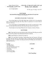 Quyết định ban hành Điều lệ Hội khoẻ Phù Đổng toàn tỉnh lần thứ XI năm 2016