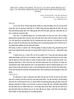 DSpace at VNU: PHÁT HUY TÍNH CHỦ ĐỘNG, TÍCH CỰC CỦA HỌC SINH TRONG DẠY HỌC CÁC PHƯƠNG TRÌNH ĐẠI SỐ Ở THPT BẰNG PHƯƠNG PHÁP ĐẶT ẨN PHỤ