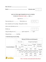 bao cao tong hop tinh hinh tai nan lao dong