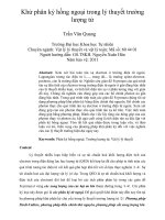 DSpace at VNU: Khử phân kỳ hồng ngoại trong lý thuyết trường lượng tử