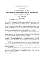 DSpace at VNU: Thực trạng và một số giải pháp phát triển công nghệ thông tin ở Việt Nam trong giai đoạn hiện nay