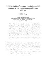 DSpace at VNU: Nghiên cứu hệ thống thông tin di động thế hệ 3 và một số giải pháp đáp ứng chất lượng dịch vụ