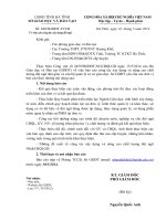 HD báo cáo công tác xây dựng đội ngũ Nhà giáo