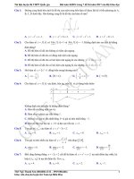 Tài liệu luyện thi toán THPT Quốc gia