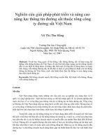 DSpace at VNU: Nghiên cứu giải pháp phát triển và nâng cao năng lực thông tin đường sắt thuộc tổng công ty đường sắt Việt Nam
