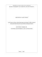 Nhận dạng cử chỉ động của bàn tay người sử dụng kết hợp thông tin hình ảnh và độ sâu ứng dụng trong tương tác người  thiết bị