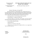 TTra: V v thông báo kế hoạch làm việc của Đoàn Thanh tra.