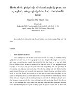 DSpace at VNU: Hoàn thiện pháp luật về doanh nghiệp phục vụ sự nghiệp công nghiệp hóa, hiện đại hóa đất nước