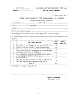 mau phieu cham diem bao ve do an tot nghiep