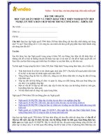 bai thu hoach nghi quyet trung uong 6 khoa 12