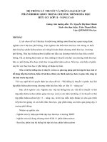 DSpace at VNU: HỆ THỐNG LÝ THUYẾT VÀ PHÂN LOẠI BÀI TẬP PHẦN HIDROCABON TRONG CHƯƠNG TRÌNH HÓA HỌC HỮU CƠ LỚP 11 - NÂNG CAO