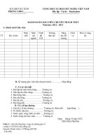 GDTrH: V v hướng dẫn công tác giáo dục Thể chất,Y tế trường học năm học 2012 - 2013