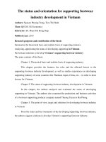 DSpace at VNU: The status and orientation for supporting footwear industry development in Vietnam