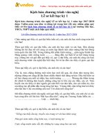 kich ban chuong trinh van nghe le so ket hoc ky 1