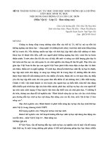 DSpace at VNU: HÌNH THÀNH NĂNG LỰC TỰ HỌC CHO HỌC SINH THÔNG QUA HƯỚNG DẪN HỌC SINH TỰ HỌC NỘI DUNG DAO ĐỘNG CỦA CON LẮC ĐƠN