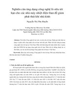 DSpace at VNU: Nghiên cứu ứng dụng công nghệ lò siêu tới hạn cho các nhà máy nhiệt điện than để giảm phát thải khí nhà kính