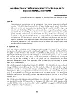 Tiep can dua tren he sinh thai