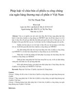 DSpace at VNU: Pháp luật về chào bán cổ phiếu ra công chúng của ngân hàng thương mại cổ phần ở Việt Nam