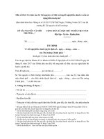 mau to trinh de nghi dieu chinh co cau su dung dat