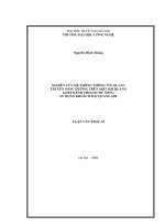 DSpace at VNU: Nghiên cứu hệ thống thông tin quang truyền song hướng trên một sợi quang ghép kênh theo bước sóng sử dụng khuếch đại quang sợi : Luận văn ThS. Kỹ thuật Điện tử-Viễn thông