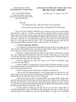 GDTrH: Hướng dẫn nhiệm vụ giáo dục thể chất, hoạt động ngoại khóa TDTT năm học 2014-2015