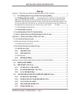 Đồ án Xây dựng đường