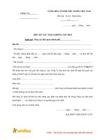 mau don xac nhan khong no thue