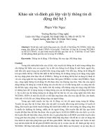 DSpace at VNU: Khảo sát và đánh giá lớp vật lý thông tin di động thế hệ 3