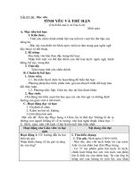 giao an ngu van 11 bai tinh yeu va thu han