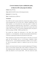 DSpace at VNU: Current situation of price stabilization policy in Hanoi in 2011 and proposed solutions Authors: Dang Thi Bong