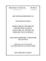 MỐI QUAN HỆ GIỮA VIỆN KIỂM SÁT NHÂN DÂN TỈNH VÀ CƠ QUAN CẢNH SÁT ĐIỀU TRA TỈNH PHÚ YÊN TRONG ĐIỀU TRA VỤ ÁN HÌNH SỰ (tt)