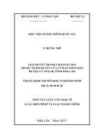 Giải quyết tranh chấp đất đai thuộc thẩm quyền của Uỷ ban nhân dân huyện Cư M’gar, tỉnh Đắk Lắk (tt)