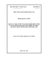Quản lý nhà nước về giảm nghèo bền vững ở vùng đồng bào dân tộc thiểu số trên địa bàn thị xã Buôn Hồ, tỉnh Đăk Lăk (LV thạc sĩ)