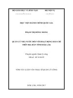 Quản lý nhà nước đối với hoạt động báo chí trên địa bàn tỉnh Đăk Lăk (tt)