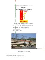 bài tập lớn Hệ thống cung cấp điện cho nhà máy dệt liên hợp
