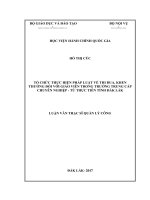 Tổ chức thực hiện pháp luật về thi đua, khen thưởng đối với giáo viên trong trường trung cấp chuyên nghiệp  Từ thực tiễn tỉnh Đăk Lăk (LV thạc sĩ)