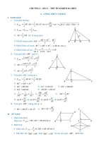 Chương I: Bài 3: Thể tích khối đa diện lớp 12