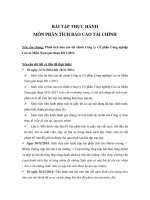 Yeu cau va thoi han nop bai tap thuc hanh