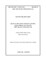 Quản lý nhà nước về di sản văn hóa Cồng Chiêng Tây Nguyên trên địa bàn tỉnh Đăk Lăk (tt)