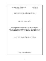 Quản lý nhà nước về đấu thầu trong đầu tư xây dựng bằng nguồn vốn ngân sách trên địa bàn huyện EA HLEO, tỉnh Đăk Lăk (LV thạc sĩ)
