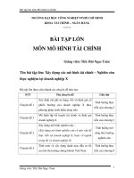 Hướng dẫn làm bài tập lớn