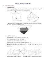 Chương I: Bài 2: Khối đa diện lồi đều lớp 12