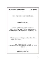 Thẩm quyền của Viện Kiểm Sát nhân dân cấp tỉnh trong xét xử vụ án hành chính  từ thực tiễn tỉnh Đăk Lăk (tt)