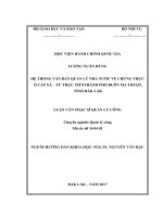 Hệ thống văn bản quản lý nhà nước về chứng thực ở cấp xã  Từ thực tiễn thành phố Buôn Ma Thuột, tỉnh Đăk Lăk (LV thạc sĩ)