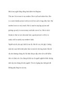 Bài tả mẹ ngắn bằng tiếng anh dành cho beginer